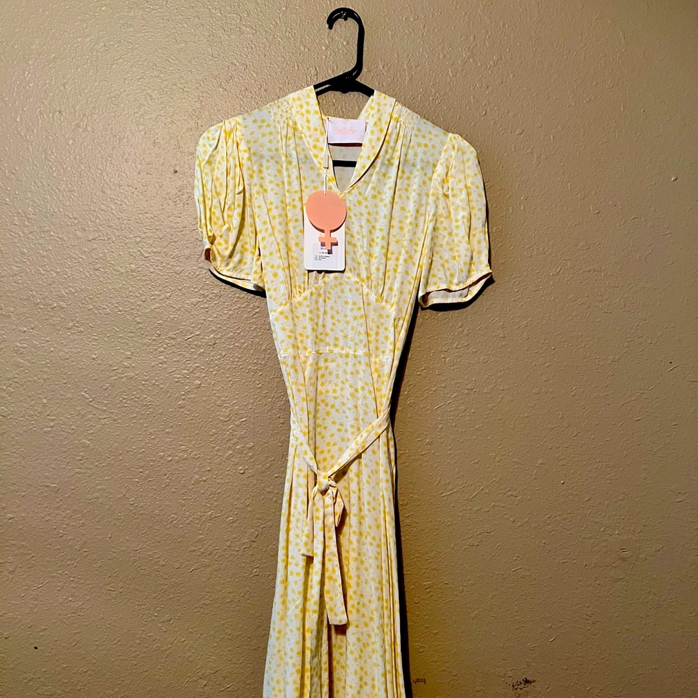 XXS - Selkie A Line Dress Buttercup